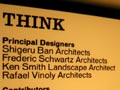 THINK....Principal Designers: Shigeru Ban Architects.... 